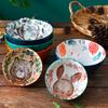 Japanese Ceramic Bowl Cute and Creative Household Tableware Eating Soup Bowl Children's Bowl