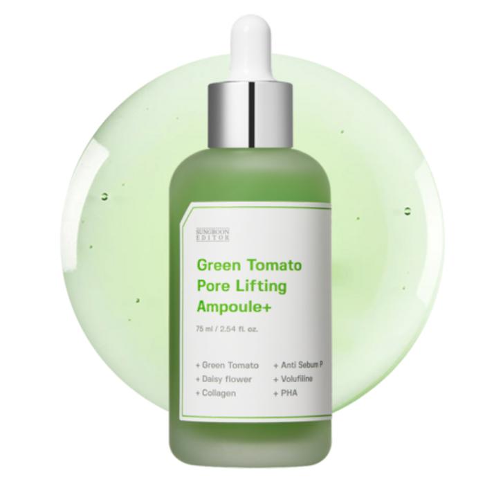 SUNGBOON EDITOR Green Tomato Pore Lifting Ampoule Plus Pore Tightening & Firming 75ml