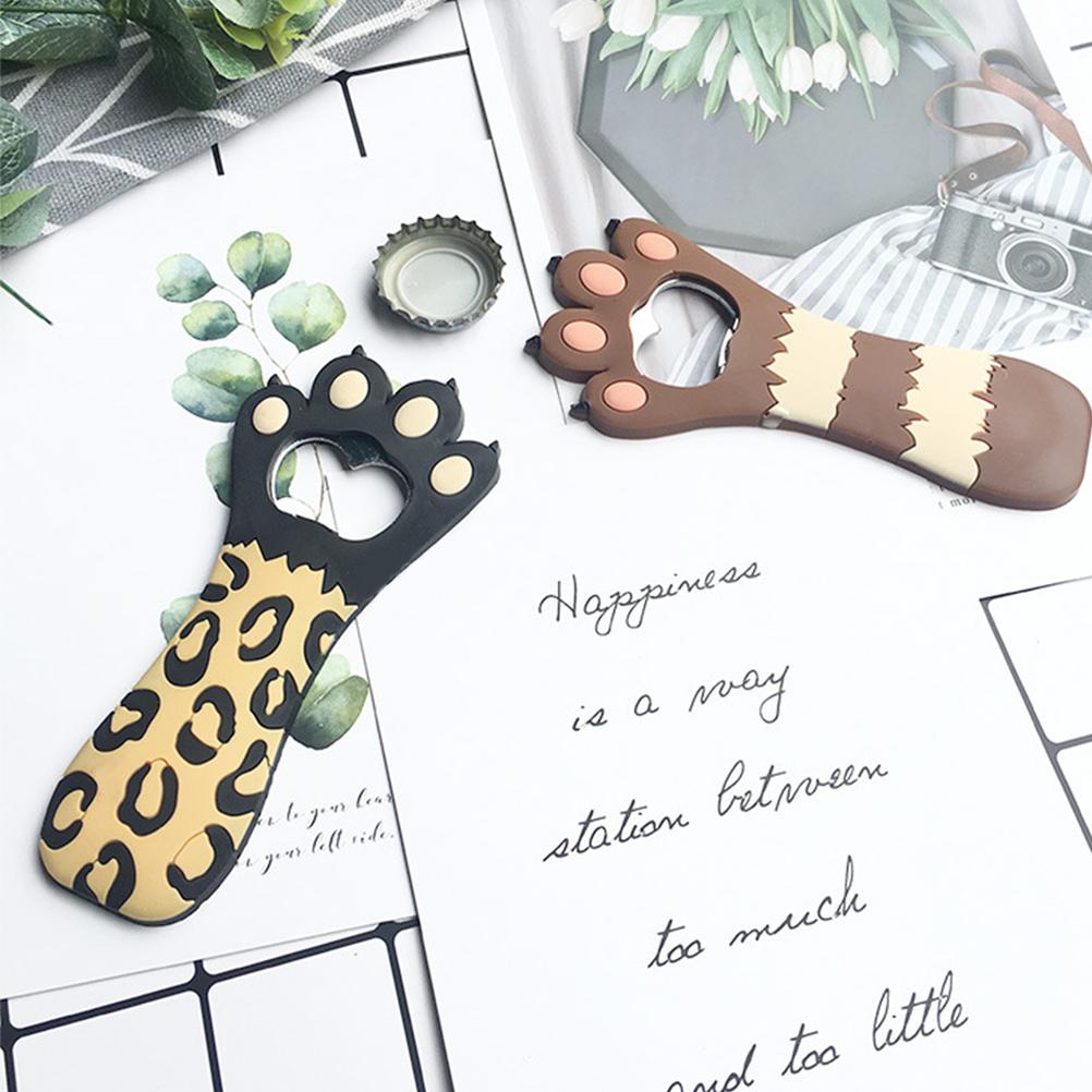 Portable Cat Paw Shaped Bottle Opener Glass Beer Bottle Opener Kitchen