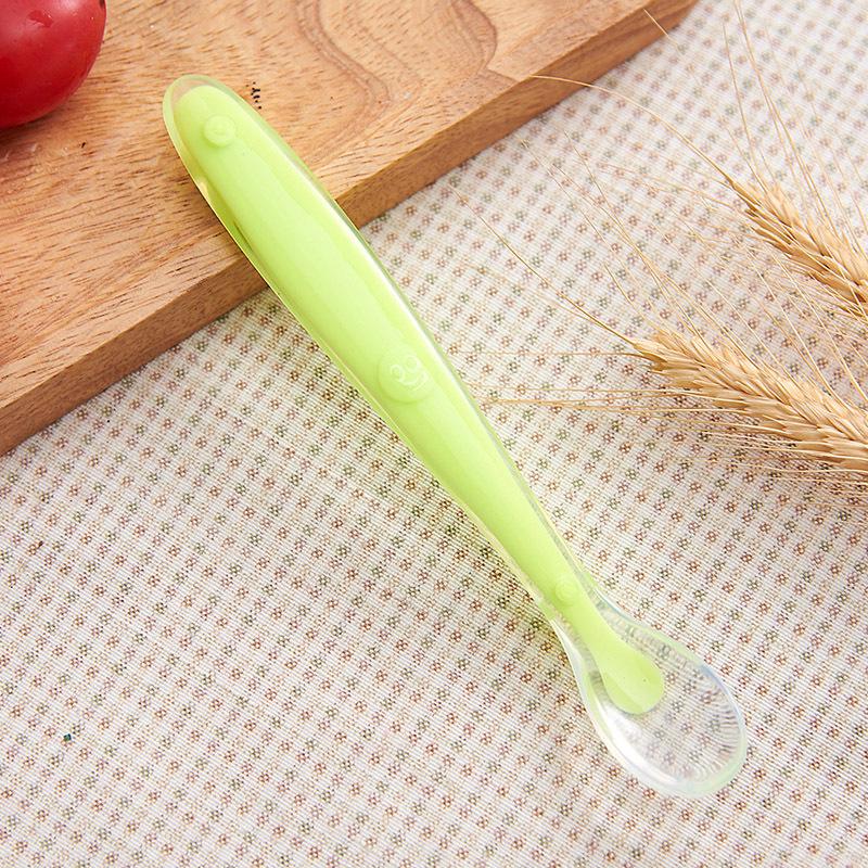 Infant Silicone Feeding Spoon for Baby Puree & Soft Foods