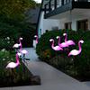 Solar Flamingo Garden Lights Neon Flamingo Tree Lights Landscape Courtyard Lamp Garden Decorative Lights Outdoor Stake Light
