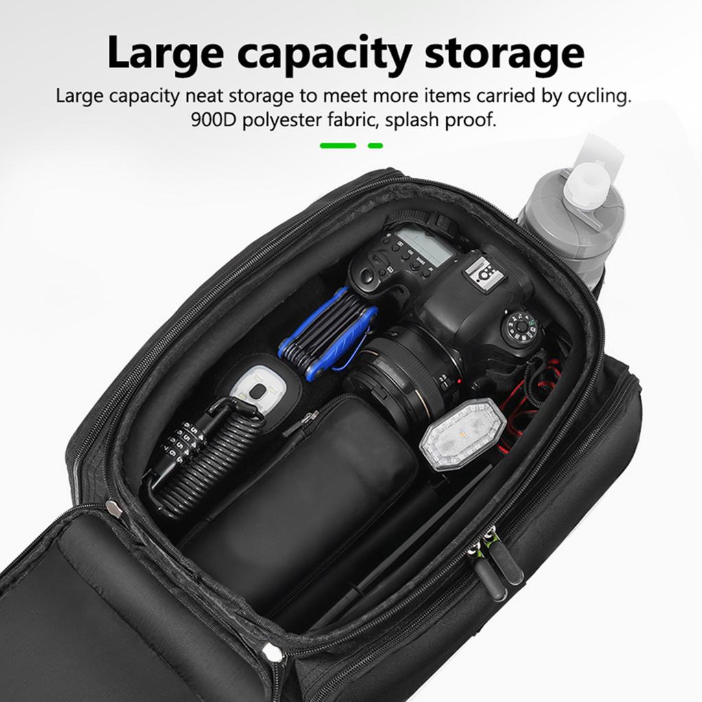 Cycle Rear Rack Bag Lixada Bike Bag Road  Bag Travel Luggage Carriers Saddle Seats Panniers Bag Cycle Rear Rack Bag
