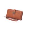 Oil Wax Leather Men's and Women's Wallets, Retro Wallets, Large Capacity, Long Change Bags, Multi-functional Cards