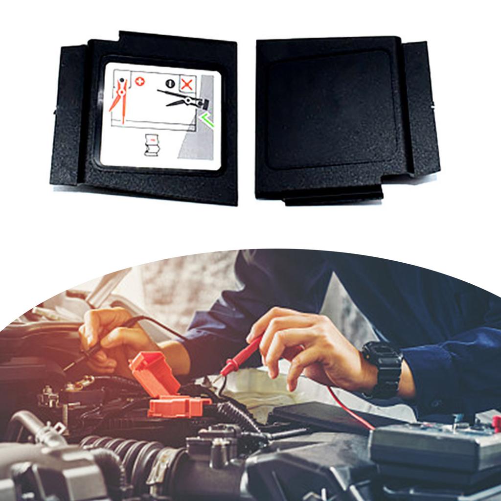 Par Batteripolklemmedeksler Bilbatteripolklemmedeksler 5Q0971813A Støv- og fuktbeskyttelse Enkel installasjon for VW