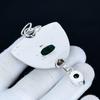 Emerald Pendant, 925 Sterling Silver Handmade Jewelry, Green Tourmaline Silver Pendant, Party Wear Jewelry For Women's, Pendant New Year Gift