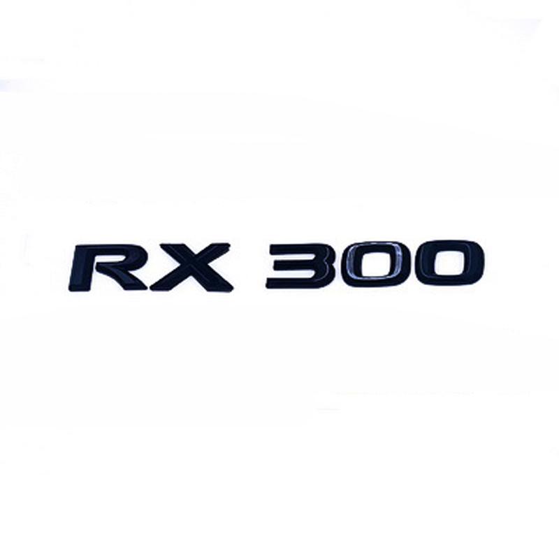 Car Trunk ABS Chrome Gloss Black Letters Logos Badge Emblem Decals Styling Sticker For Lexus RX RX300 RX350 RX200t AccessoriesBD8