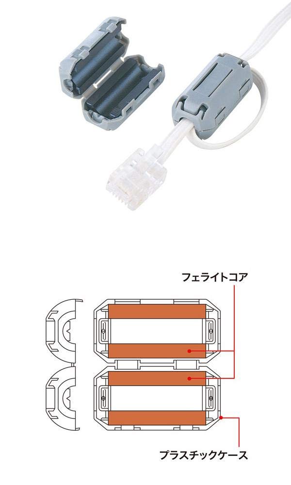 Sanwa Supply Ferritkern TEL-NF1N