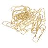 40pcs Carbon Steel Pen Clips Golden Pen Holder Clips Small Portable Pen Clips for Stationery Office