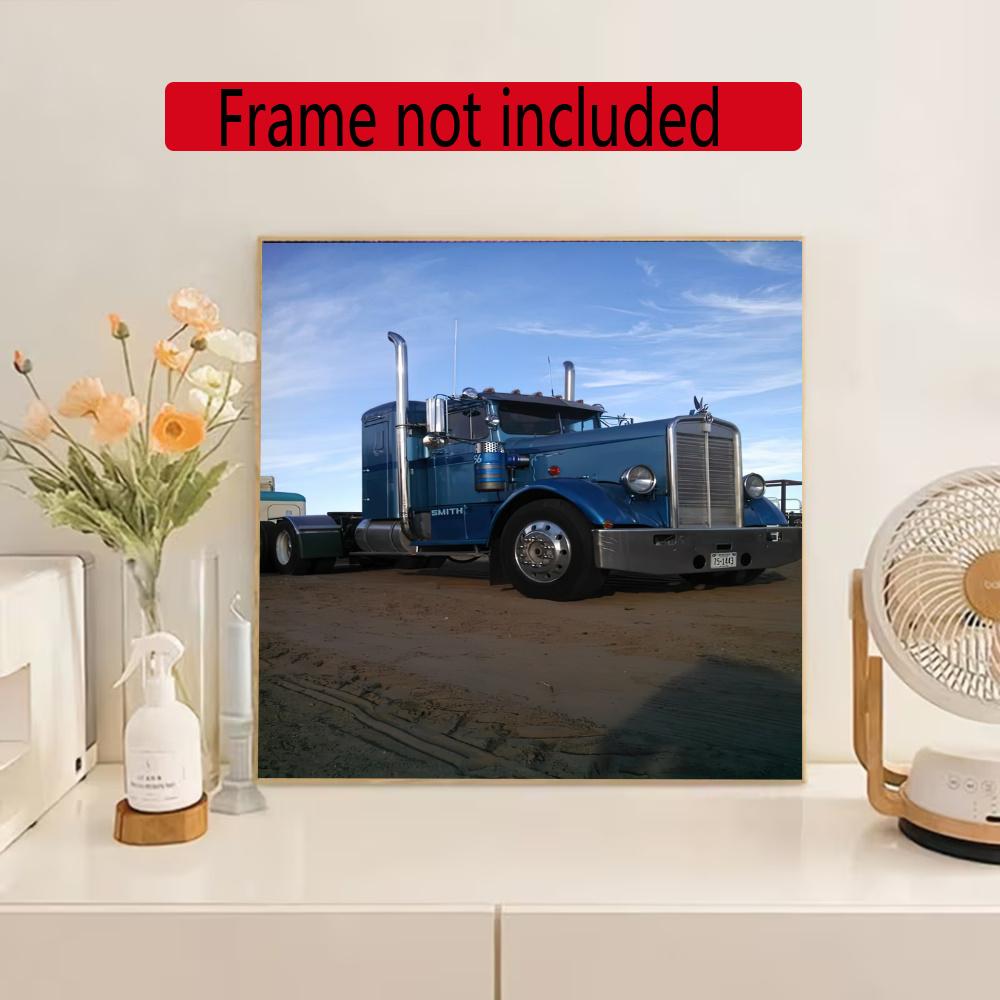 Kenworth 5D Diamond Painting Round Diamond Rhinestones Mosaic Diamond Embroidery Wall Paintings Rhinestones Gift Frameless