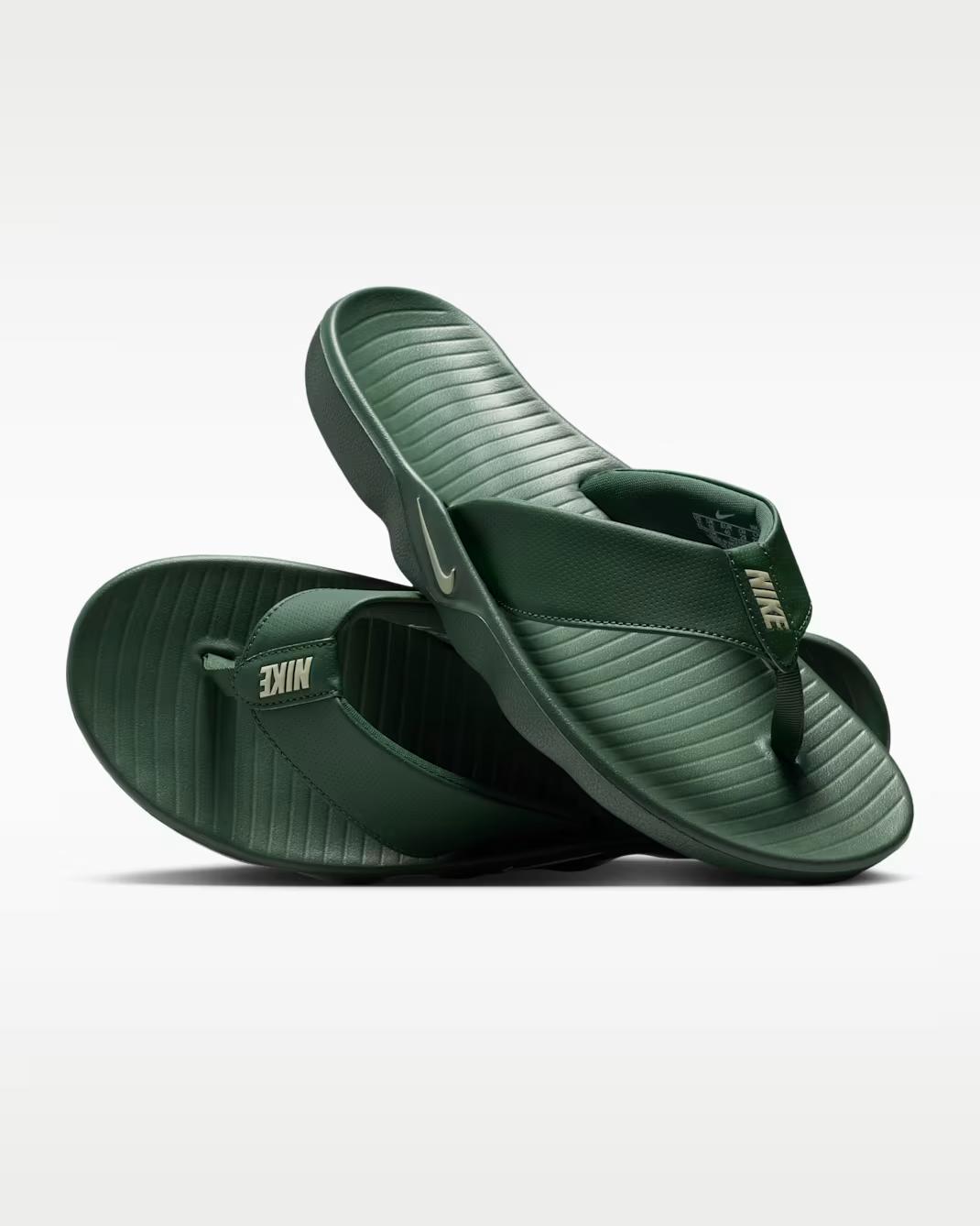 IH2380-301 Nike Marina Slides  Fir/Light Khaki  (Men s) 6