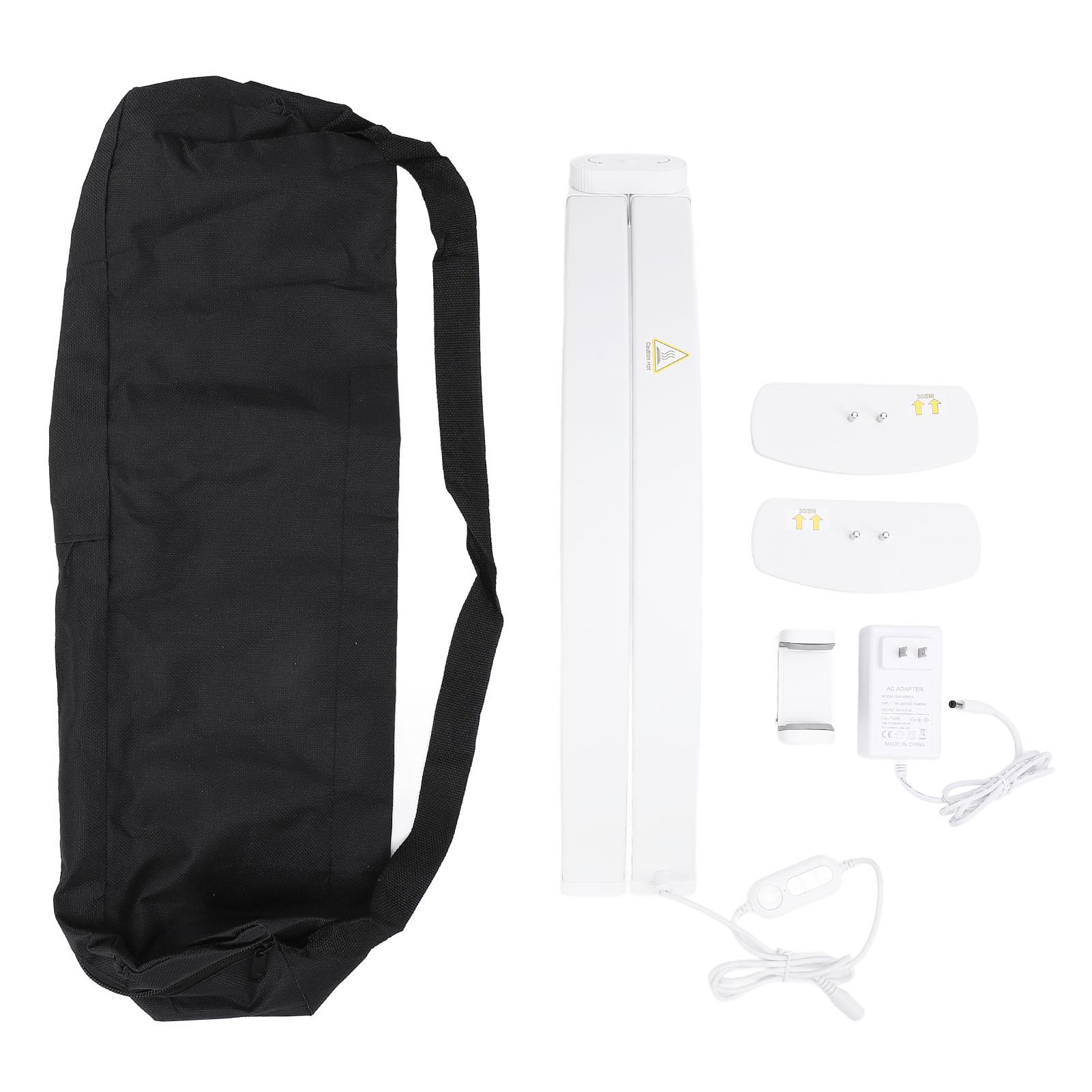 

Полумесяц Лампа для ногтей 3 Цветовые температуры Настольная лампа для ногтей Складная лампа для ногтей с 308 чипами US Plug