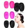 1 Pair Salon Grade Ear Covers Suitable For Dyeing, Showering Silicone Material, Salon Hair Dye Shower Ear Protector, Silicone Hair Dye Ear Covers