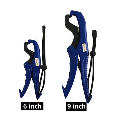Bimoo 1pc 6"/9" Angeln Greifer Getriebe Werkzeug Fisch Greifer Zange Controller ABS Grip Tackle Halter Fisch klemme mit Einstellbare Seil
