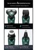 9D High-Power Electric Shaver with Digital Display, USB Charging, Washable Design, Floating Razor & Multifunctional Beard Trimmer