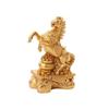 Brass Horse Monkey Statue Keychain, Creative Cute Pendant for Home Office Desktop Decor, Funny Ornament Toy
