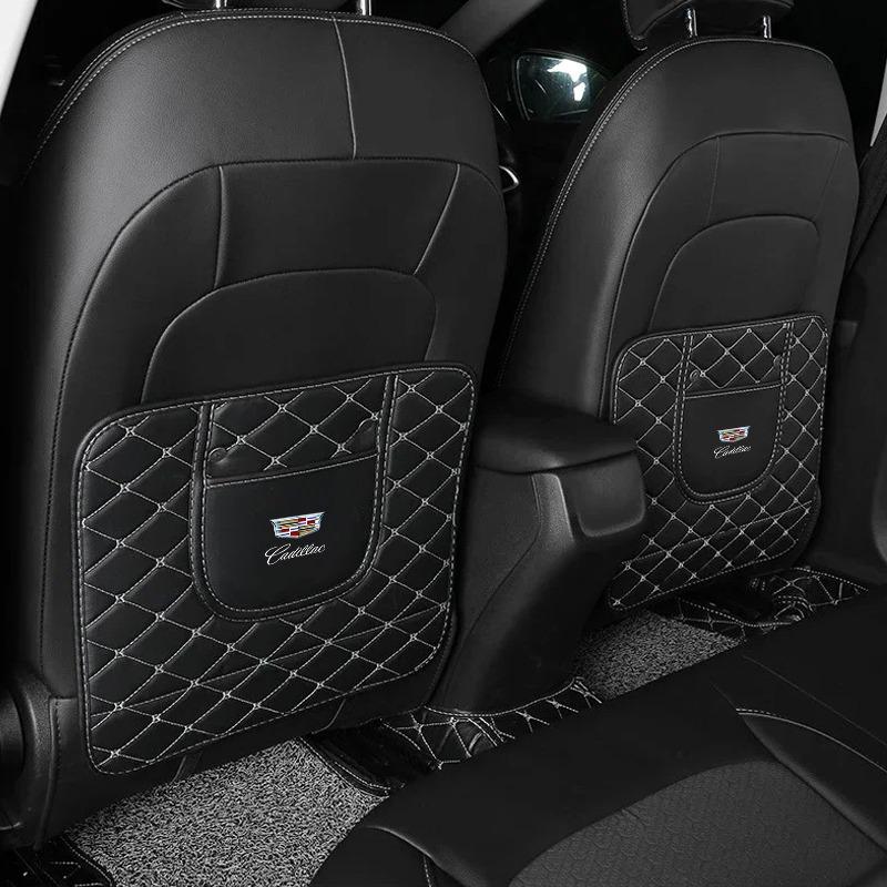 Autopodložka proti kopnutí do zadní části sedadla, Ochranné podložky proti poškrábání, Auto styling Pro Cadillac CTS STS DTS SRX XLR ATX Escalade Seville Tiburon