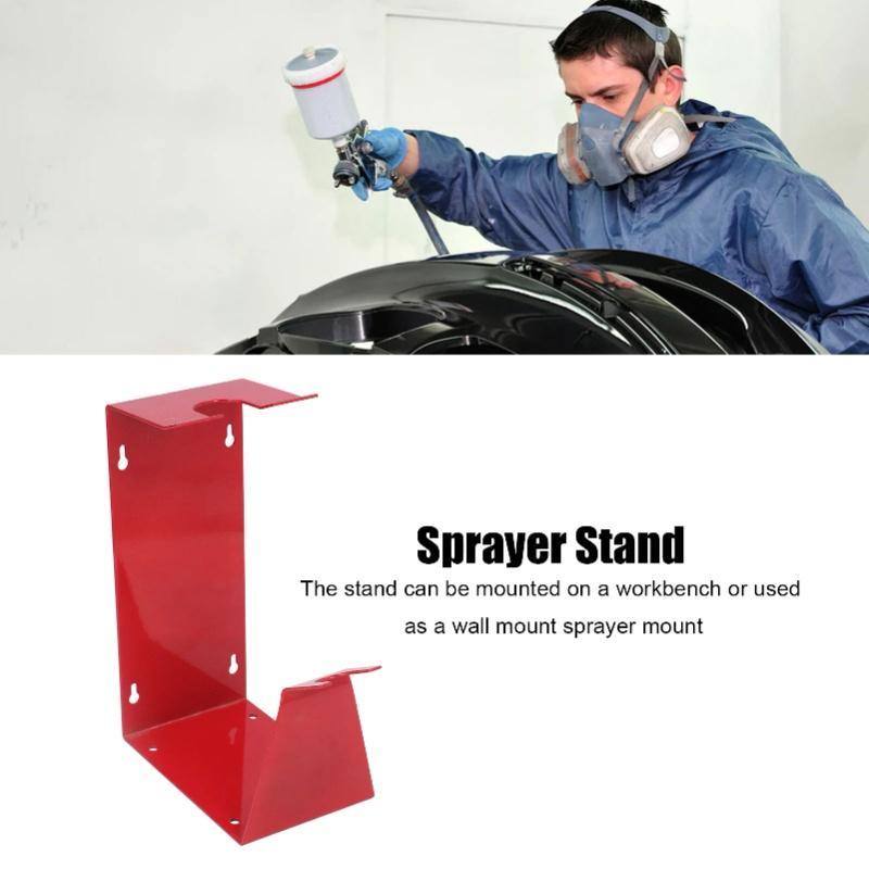 Paint Sprayer Holder Replacement Metal Steel Air Paint Spray Tool Fixing Stand Bracket