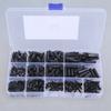 380Pcs Nylon Standoff Set with Spacers, Screws, and Nut 3mm Nylon Hexagonal Washer Nut with Storage Box Enduring