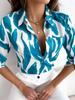Women's Tie Dye Printed Long Sleeve Shirt.Shirts And Blouses,Women's Clothing Sales,2024 New Women's Tops Shirt