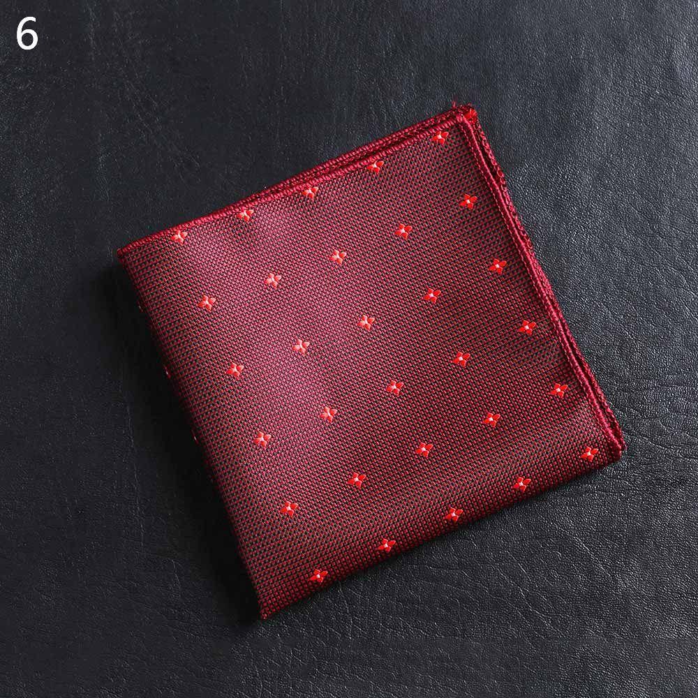 Fashion Paisley Pocket square embroidery Hankies Chest Towel Men handkerchief