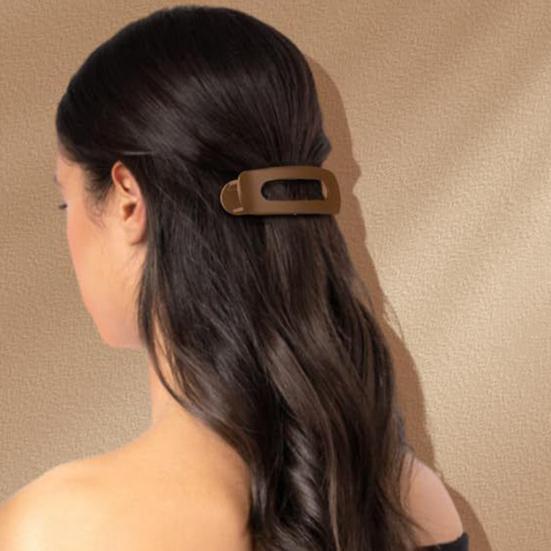 6/8Pcs Women Hair Clips Flat Hairpin Sturdy Non-Stuck Decorative Hair Claw Clips