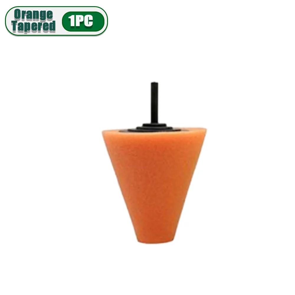 1-10PCS Car Hub Polishing Sponge Conical Grinding Wheel Metal Plastic Auto Rim Cleaner Car Polishing Tool Accessories