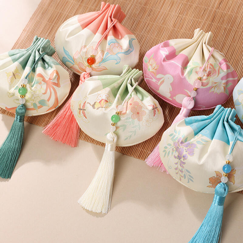 Традиционный мешок удачи Корейский сувенир подарок для иностранцев День Нового года Red