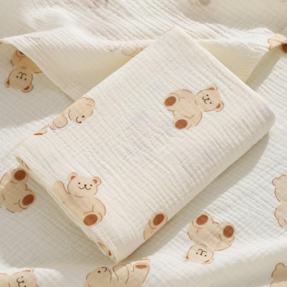 Soft Cotton Newborn Wrap Blanket Double-Layered Baby Quilt Soft Gauze Wrap Blanket For Newborn