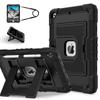 Rugged Heavy Duty Case for iPad 7th 8th 9th Gen 10.2" Display Shockproof Durable Case with Kickstand Crossbody Strap Pen Holder