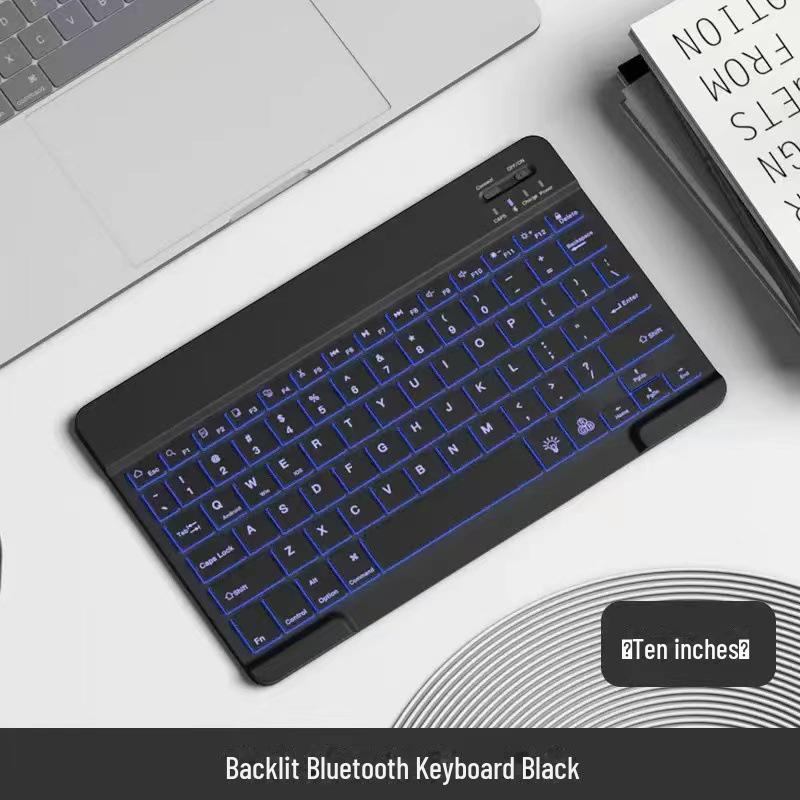 Universal 10-Inch Bluetooth Keyboard & Mouse Set for iPad, iPhone, Android & Tablets