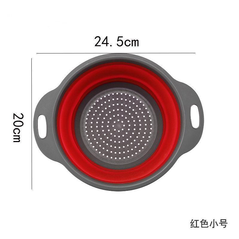 

Foldable Retractable Vegetable Washing Basin Drain Basket Fruit Tray Extendable Basket Basin Household Kitchen Supplies New