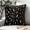 1Pc Plush Thick Leaf Pattern Soft Cushion Covers Sofa Couch Pillow Pillowcase 43x43CM