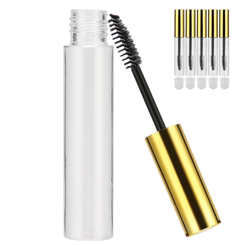 5ks 10ml prázdná tuba na řasenku s hůlkou na řasy, lehká přenosná nádobka na řasenku, DIY pro líčení
