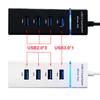 USB 3.0 HUB High Speed LED 1 to 4 Port Cable Splitter USB Data Transmission Extender Phone Charging Dock Multiple Adapter