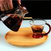 Thickened Heat-resistant Glass Teapot Set,Coffee Pot with Filter European Style Tea Making Teacup Afternoon Making Drinking Set