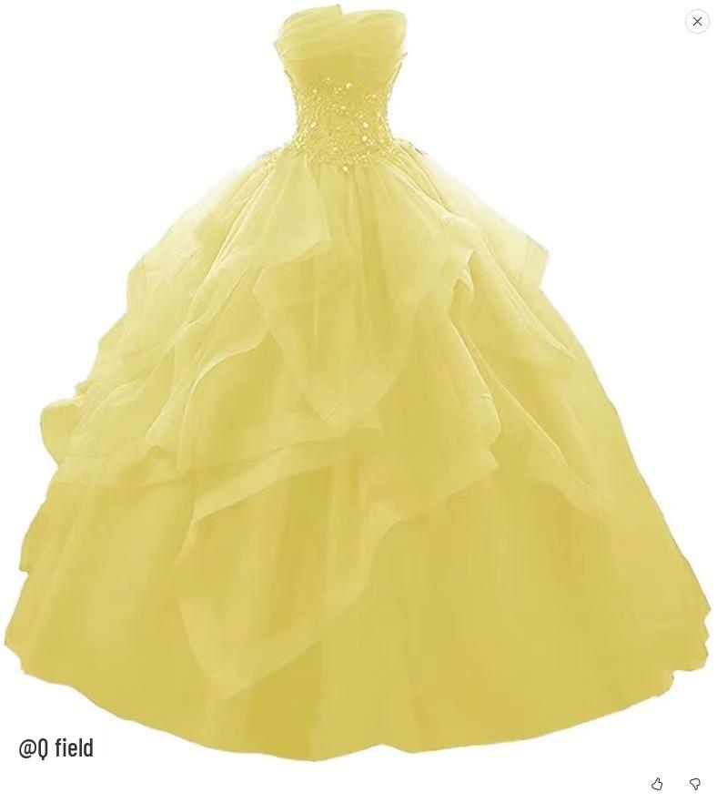 

Вечернее платье без бретелек в корейском стиле 2025 года: Приталенное свадебное платье в пол для беременных женщин больших размеров S