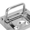 76 X 57mm 2PCS Flush Lift Pull Ring Handle 304 Stainless Steel Durable Flush Mount Recessed Pull Handle