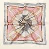 50*50cm Small Size Square Scarf Hijab Women Silk Feeling Satin Hair Wraps Luxury Printed Neckerchief Fashion Bag Accessories