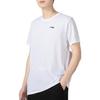 Li Ning T-Shirts Herren Weiß Rundhalsausschnitt Normale Gerade Passform ATSR259-3
