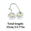 Cotton Yarn Hanging Basket with Unique Daisy Pattern For Home Ornaments And Office Decorations Personalizing Your Car