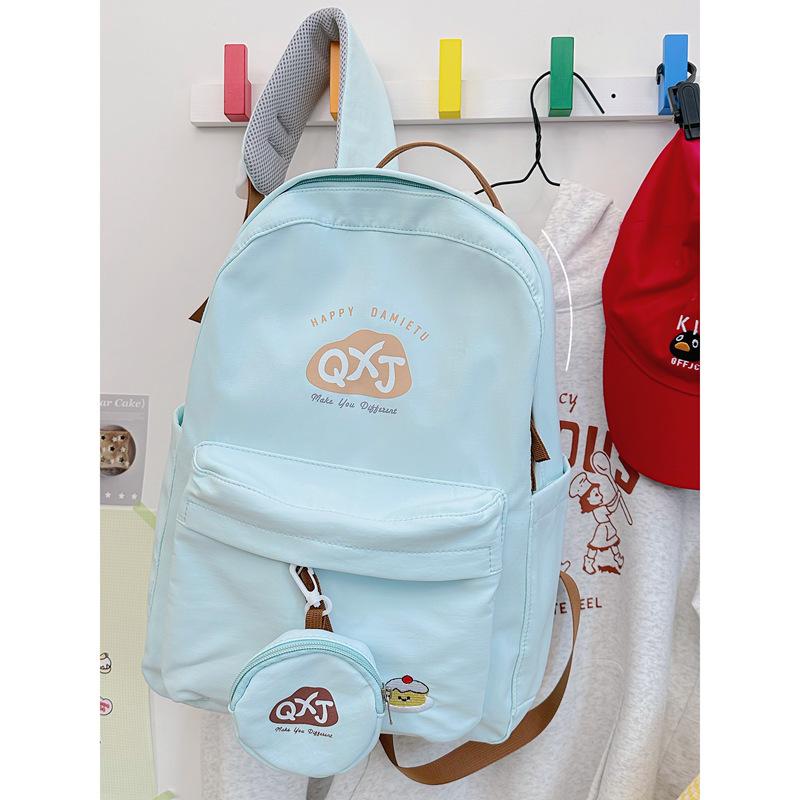 School Bag Korean New Niche Design Backpack Large Capacity Student High Value Versatile School Bag Outdoor Travel Backpack