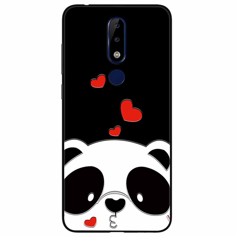 For Nokia 5.1 Plus Case Soft Silicone Cartoon Fashion TPU Phone Cases for Nokia X5 Cover 5.1Plus Cute for NokiaX5 Protective