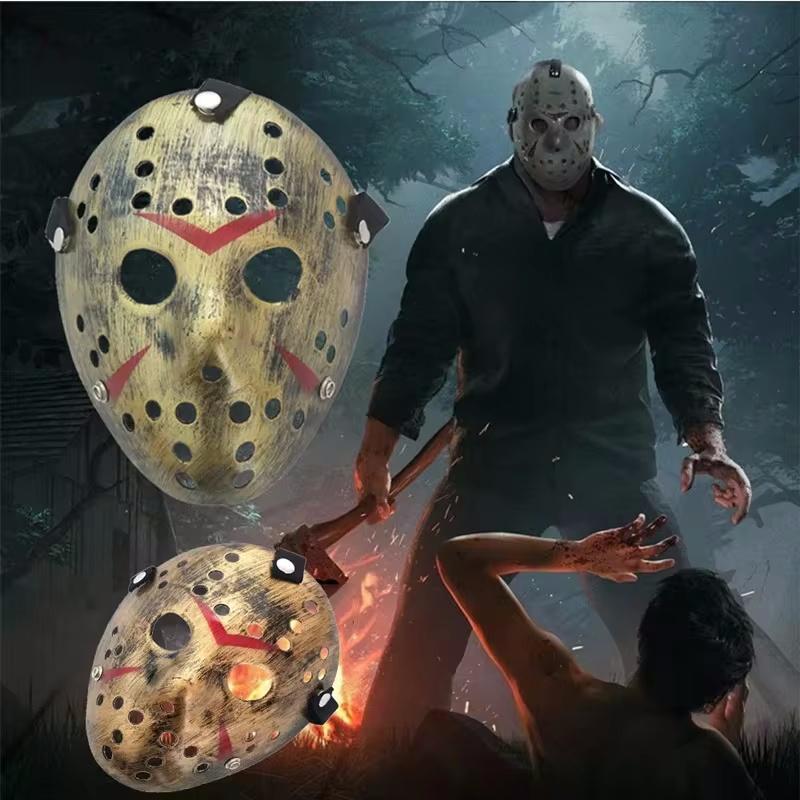 Masque de Hockey de Film Cadeau Jason Voorhees Vendredi 13 Horreur Masque Effrayant Fête d'Halloween Masques Cosplay Pour Hommes Adultes Halloween