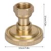 Garden Atomizing Nozzle Copper G3/8 Internal Thread Straight Head 8 Holes Water Pipe Spray Head for Agricultural