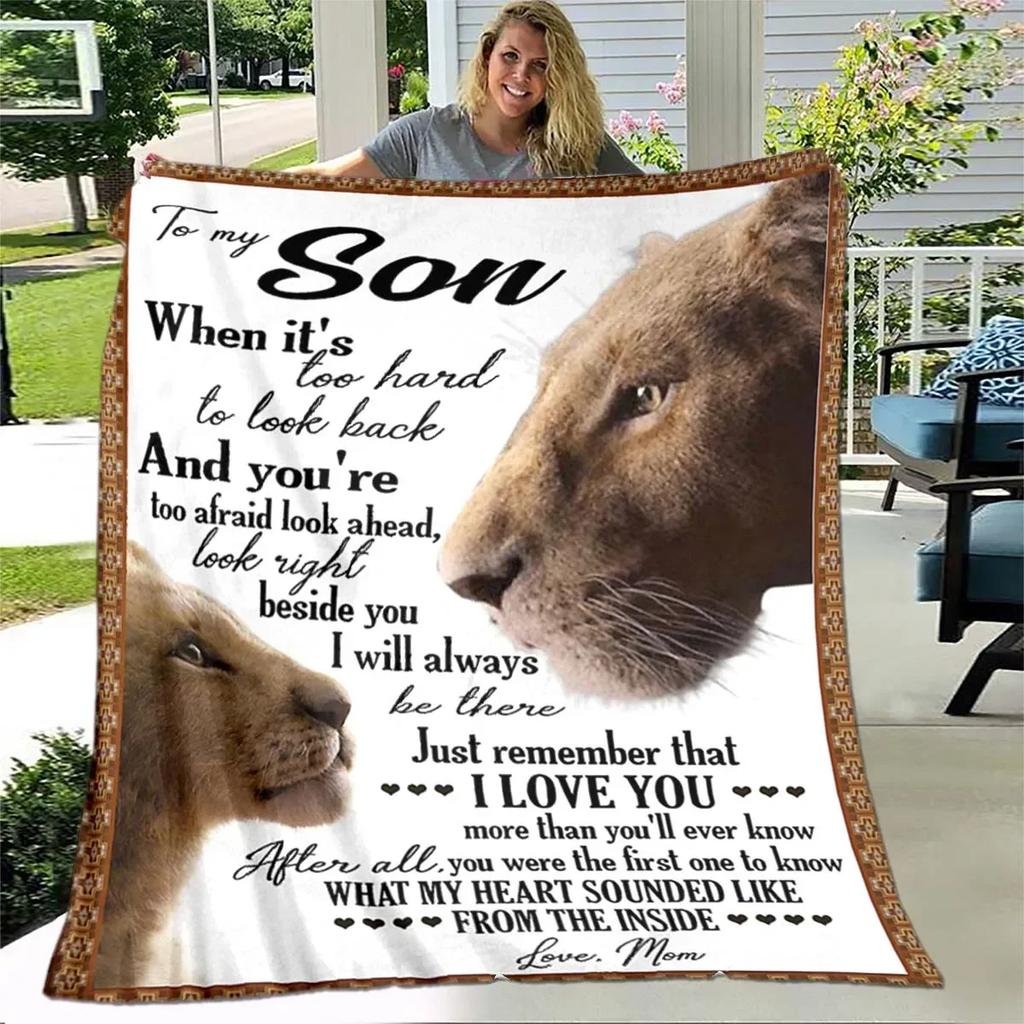 Gifts for Son Super Soft Plush Blanket,Flannel Blanket Throw Blanket for Living Room Bedroom Bed Sofa Picnic Cover