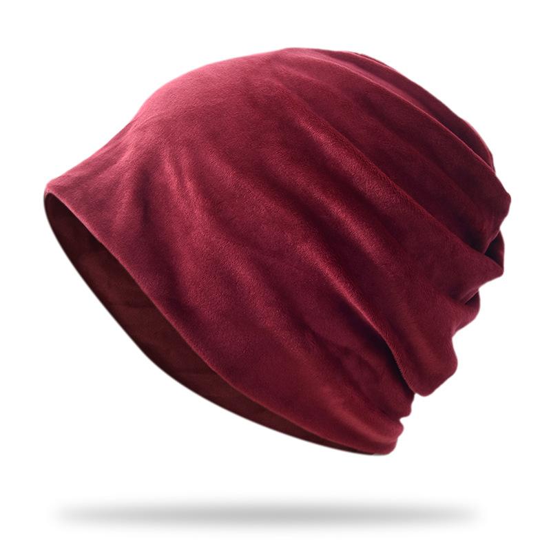 Autumn and Winter Warm Neck Warmer, Double-layer Face Mask, Cold-proof Neck Protection, Windproof, Versatile Neck Gaiter, Pullover Outdoor Knitted