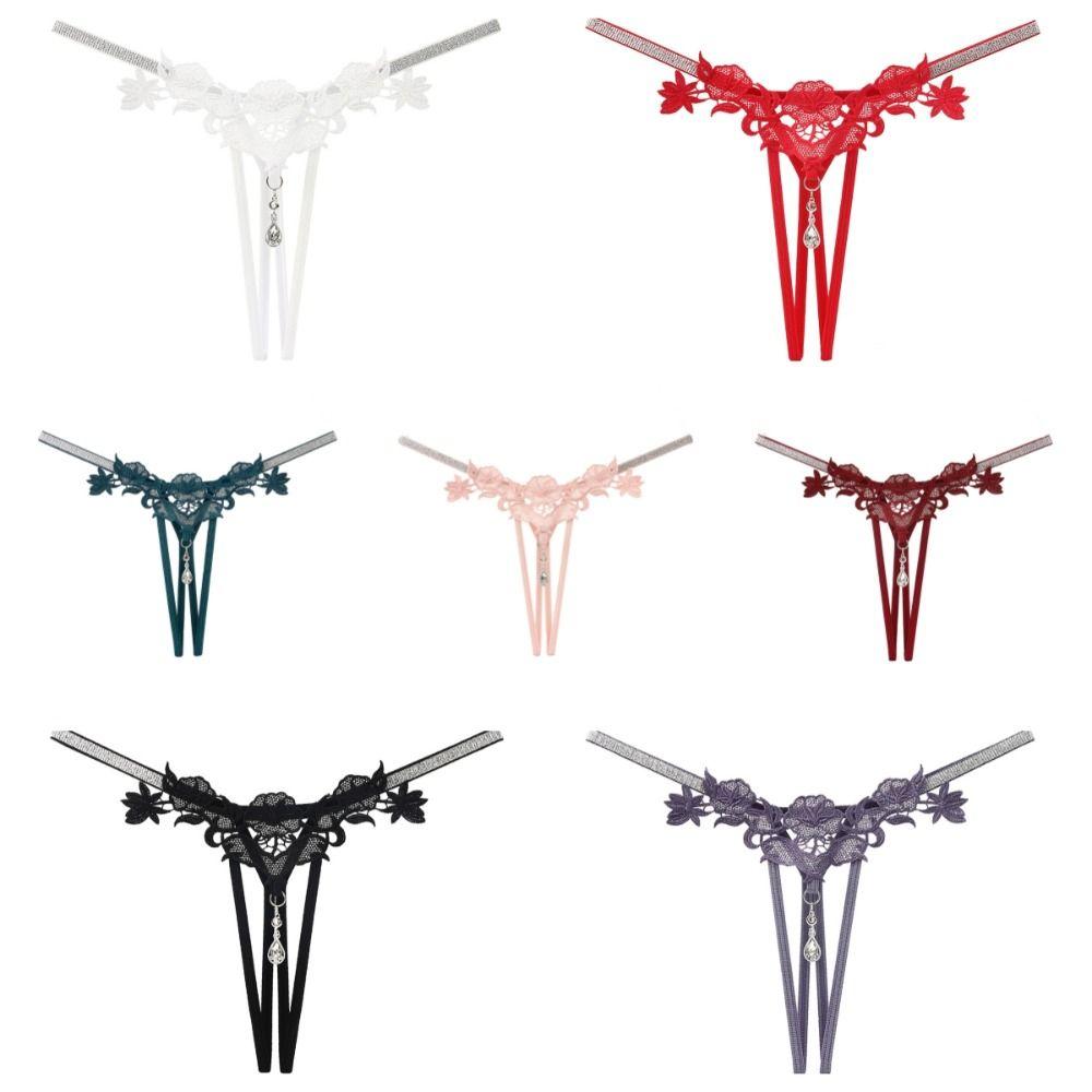 Underpants Sexy Hollow Out Thongs Elastic Ice Silk Panties Passion Sexy G Strings Underwear