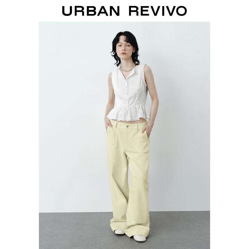 

UR Women s Lace Wide-Leg Casual Trousers 29