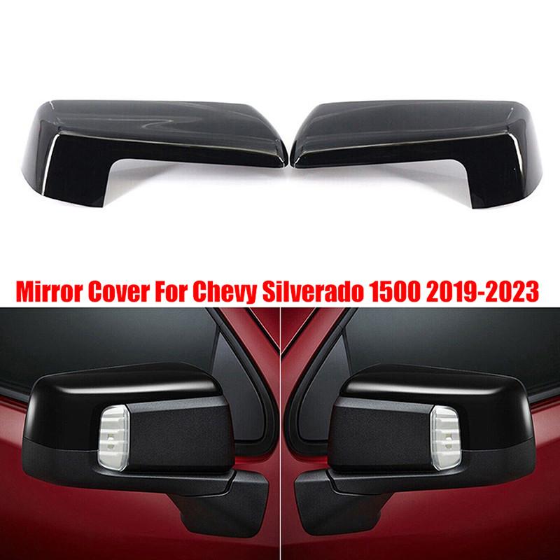 Car Rear Mirror Shell Cover Caps Tape-on 84328137 for Chevy Silverado 1500 GMC Sierra 1500 2019-2023
