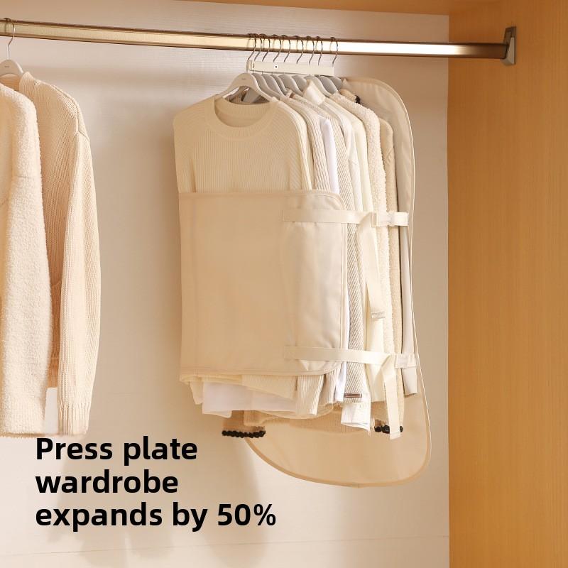 Clothing Compression Storage Cube With Foldable Dust Cover For Bedroom Organization
